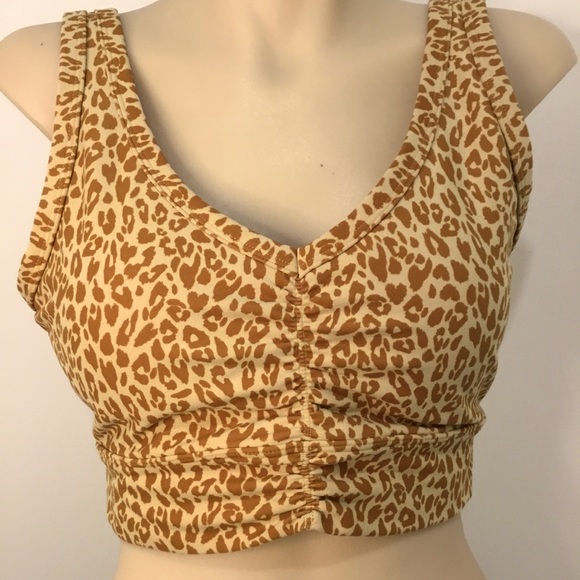 Lorna Jane Desert Leopard Active Longline Sports Bra - Size Small - Picture 2 of 7